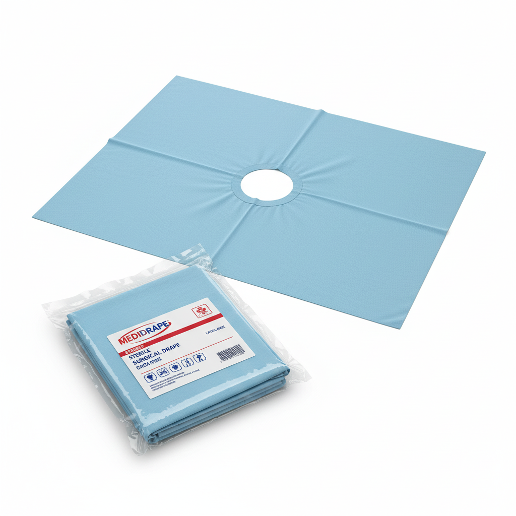 Sterile Package and Unfolded Drape