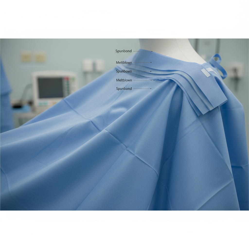 SMS Fabric Construction Side View