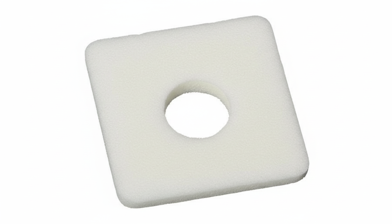 Close-up detail of foam dressing texture