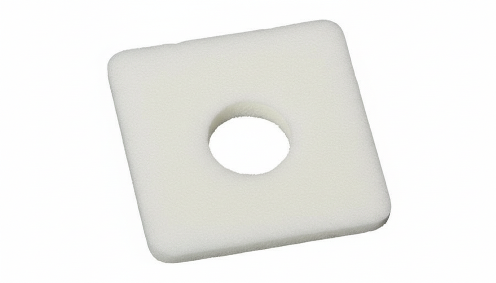 Close-up detail of foam dressing texture