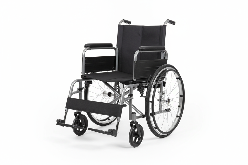 Wheelchair Front Three-Quarter View