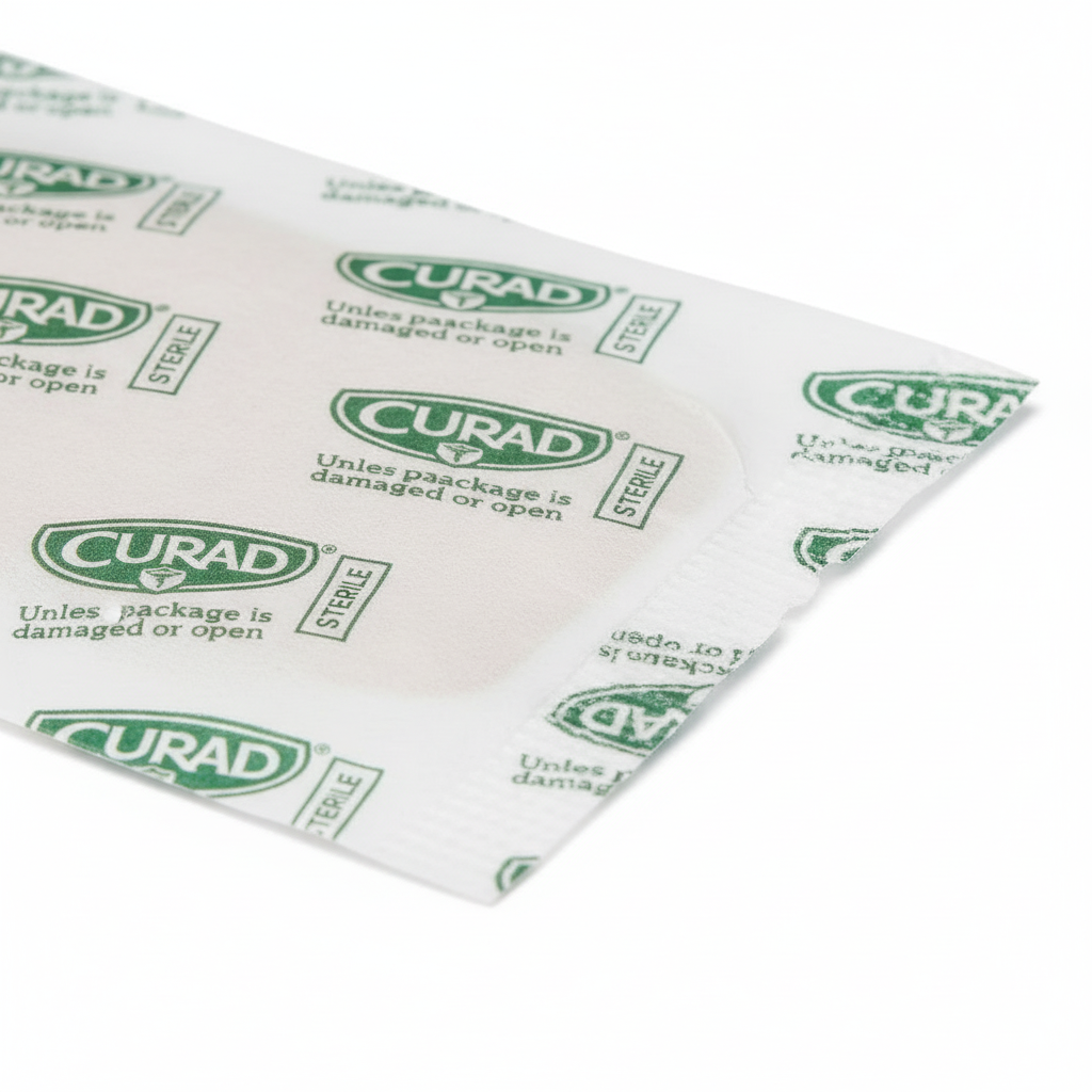 Sterile wrapper close-up