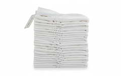 Stack of folded diapers