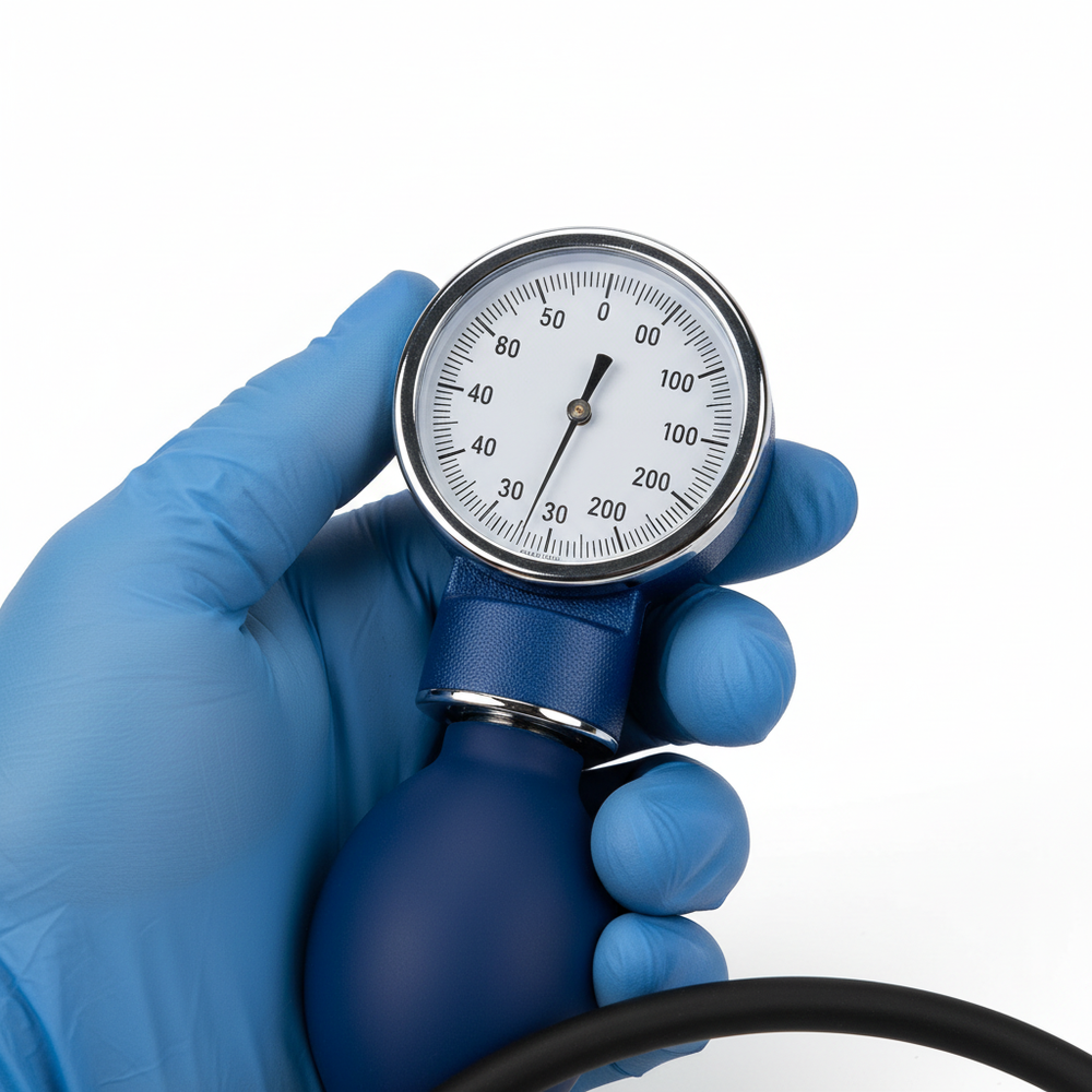 Aneroid Gauge Close-Up Detail