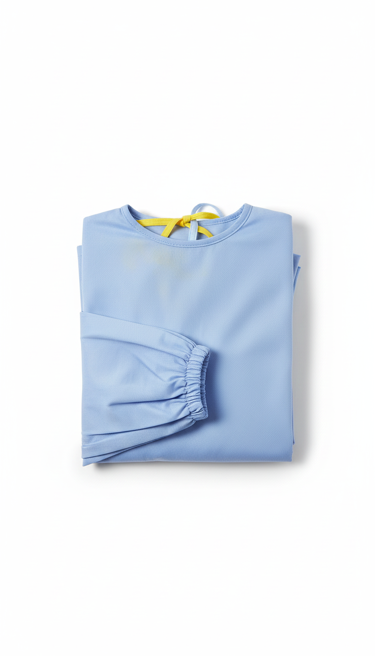 Blockade Backless Cover Gowns - Fluid-Resistant Medical Protection with Static Control