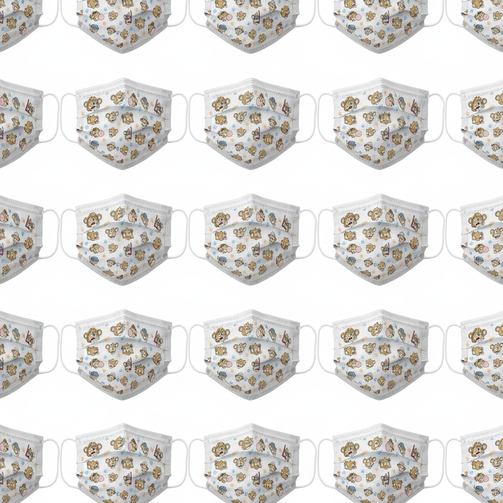 Close-up detail of metal nosepiece and 3-ply construction