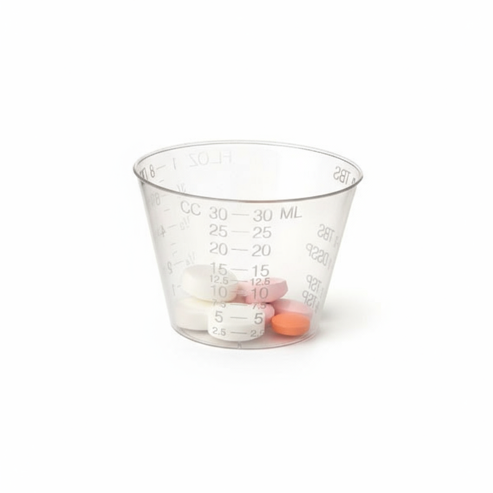 Medicine Cup In-Use with Pills