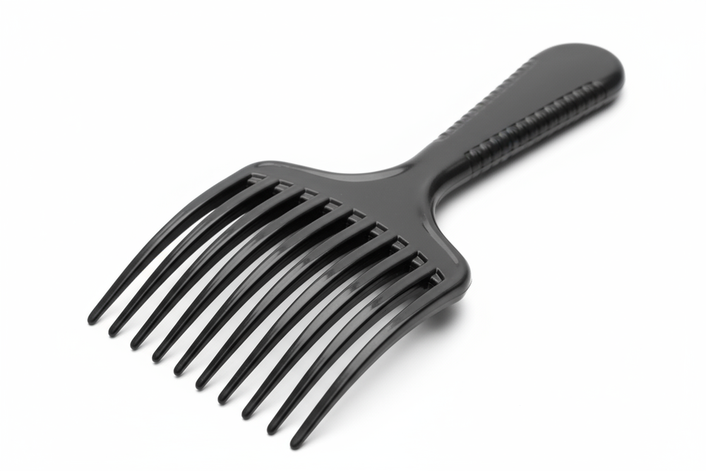 Hair Pick Comb Angled View