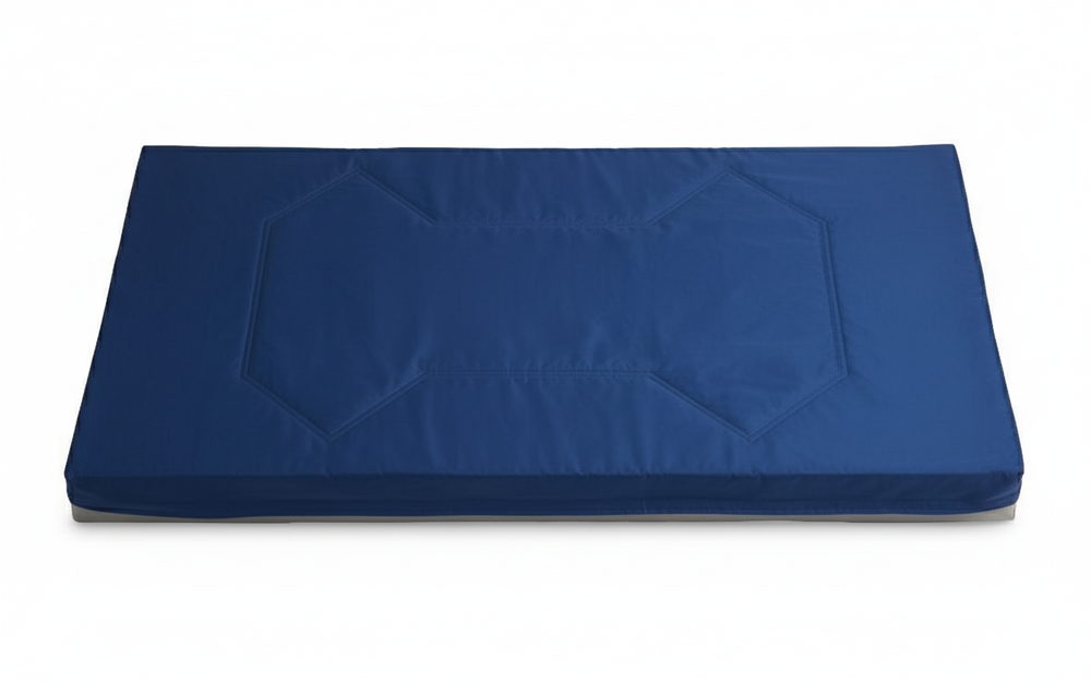 Top view of 5-zone therapeutic mattress