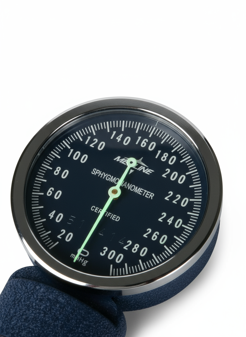 Luminescent dial close-up