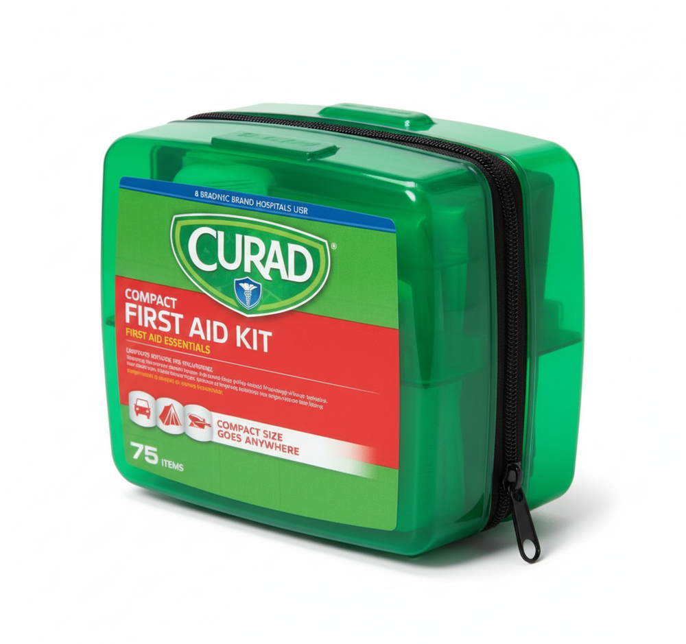 CURAD First Aid Kit - 45 Degree Angle View
