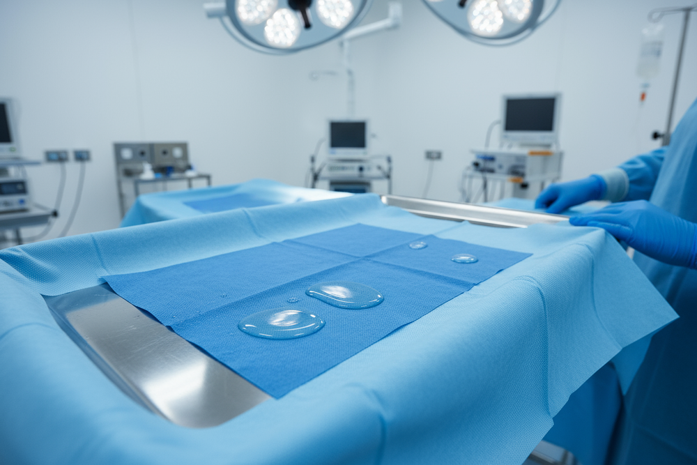Medical Tissue on Surgical Tray