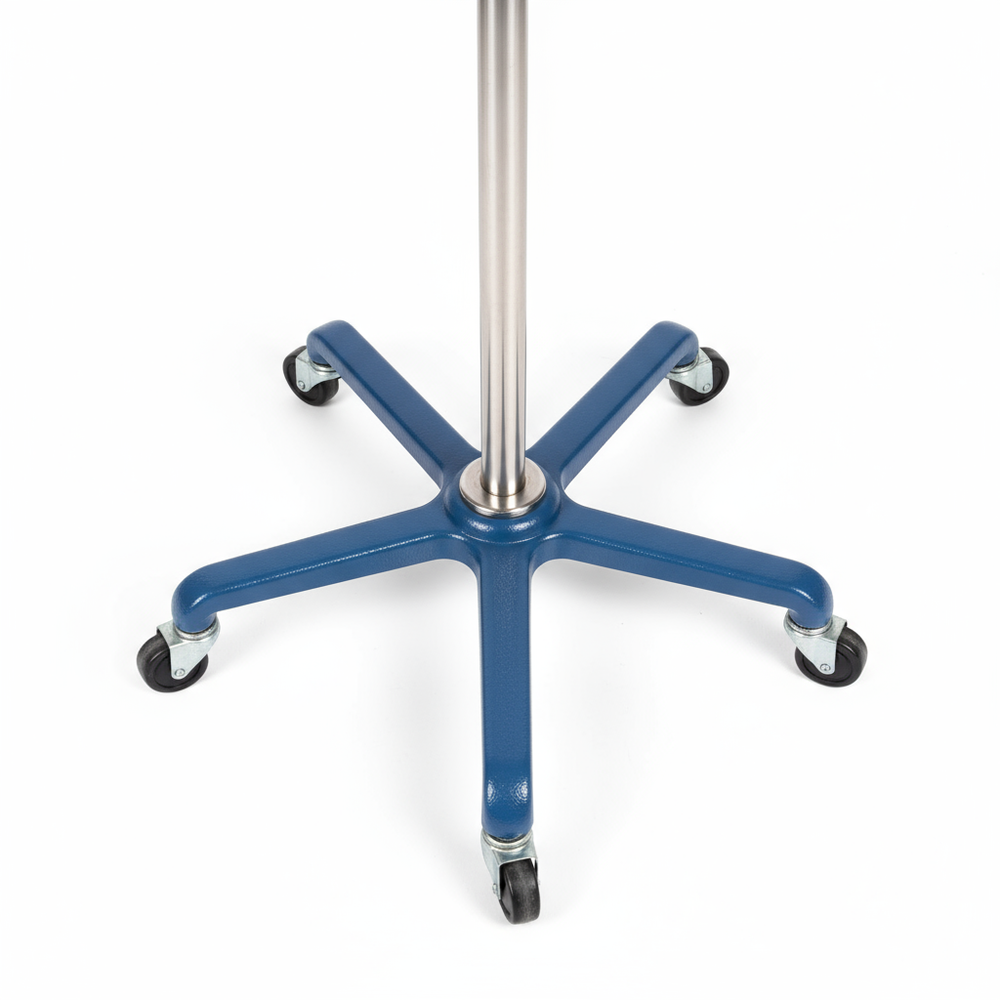 Top-down view of six-leg base