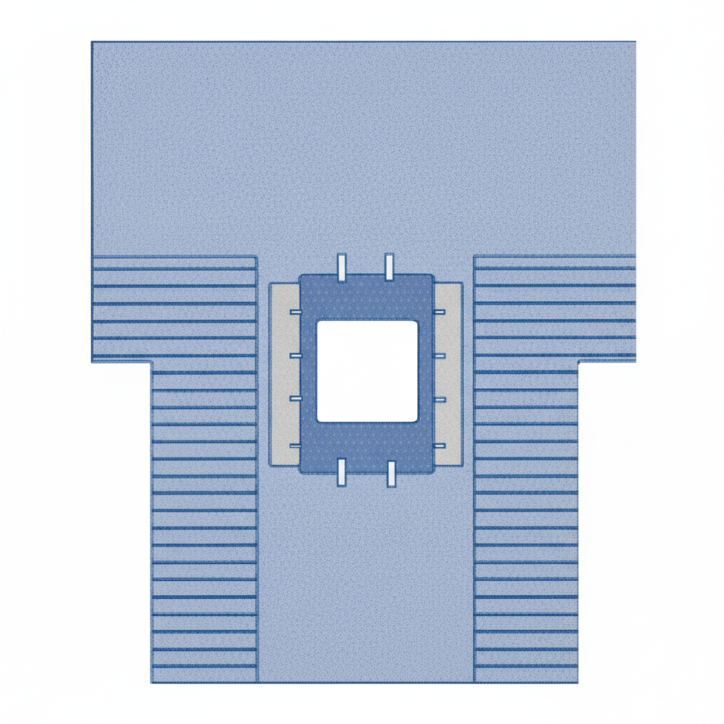 Full Drape Top-Down View