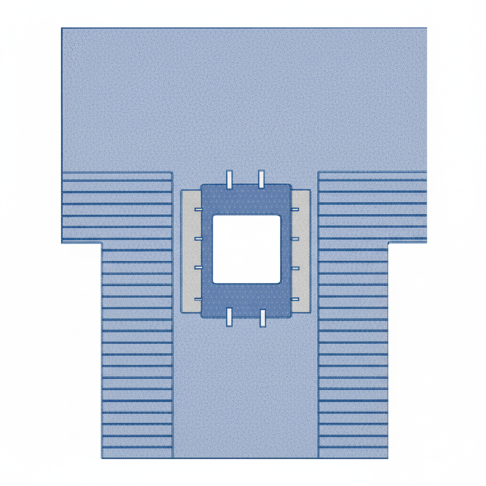 Full Drape Top-Down View