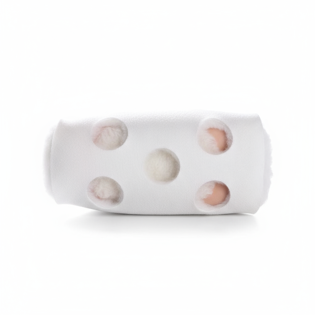 Bottom view with ventilation openings