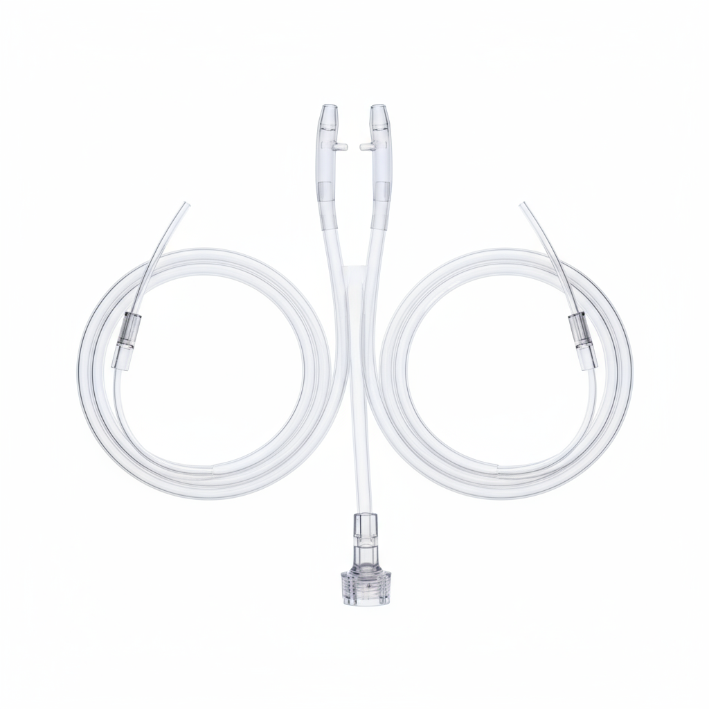 Top-down view showing symmetry