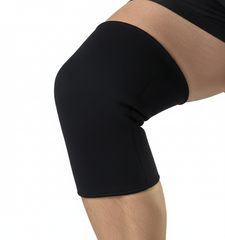 Knee brace being worn