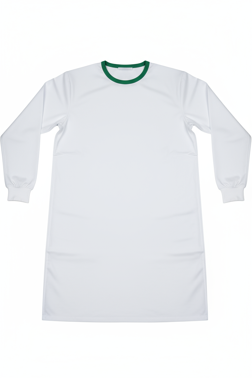 Medical Gown Flat Layout