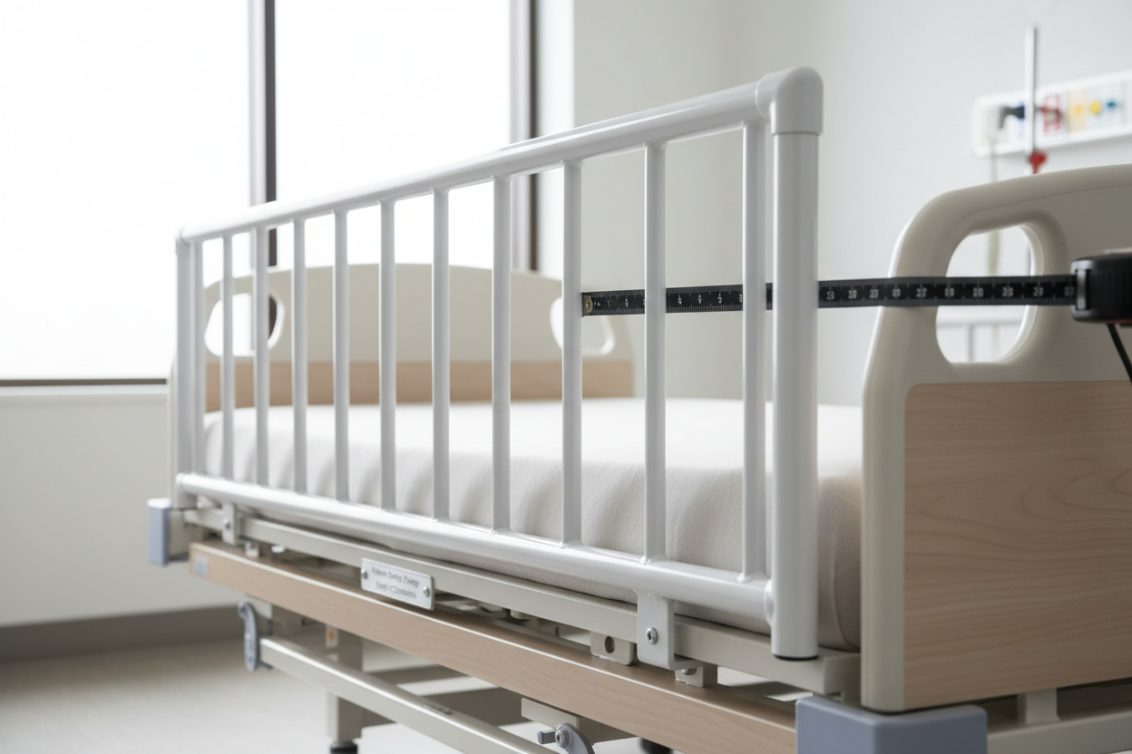 Side View - Safety Bar Spacing