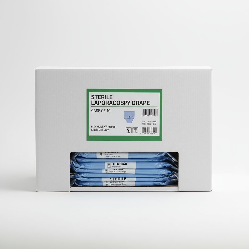 Side view of product packaging