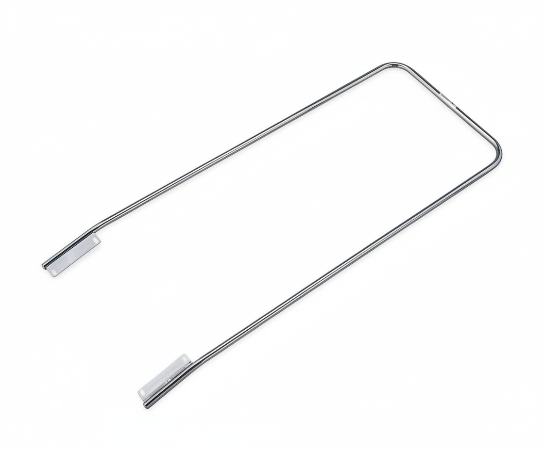 Overhead view of wheelchair anti-theft device