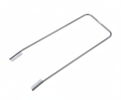 Overhead view of wheelchair anti-theft device