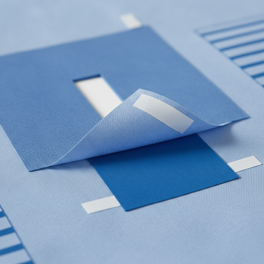 Close-up detail of fenestration