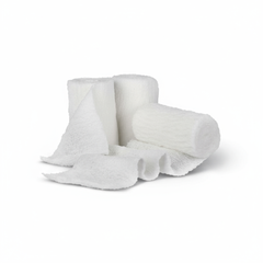 Partially unrolled bandage