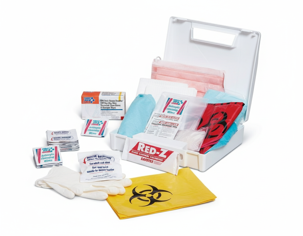 Spill control components - cleanup supplies