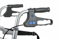 Close-up of paddle grips