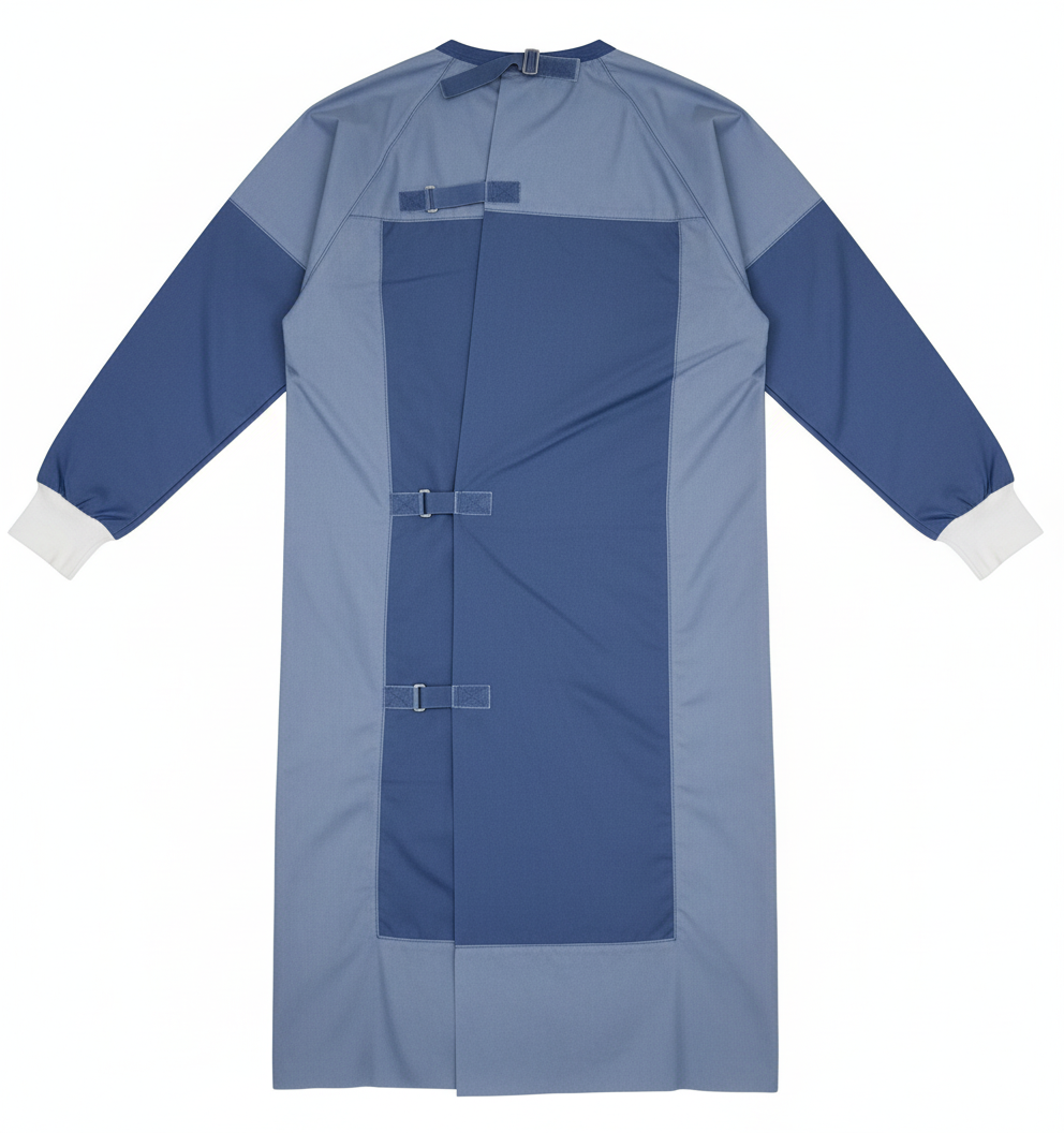 Back view showing hook and loop closure