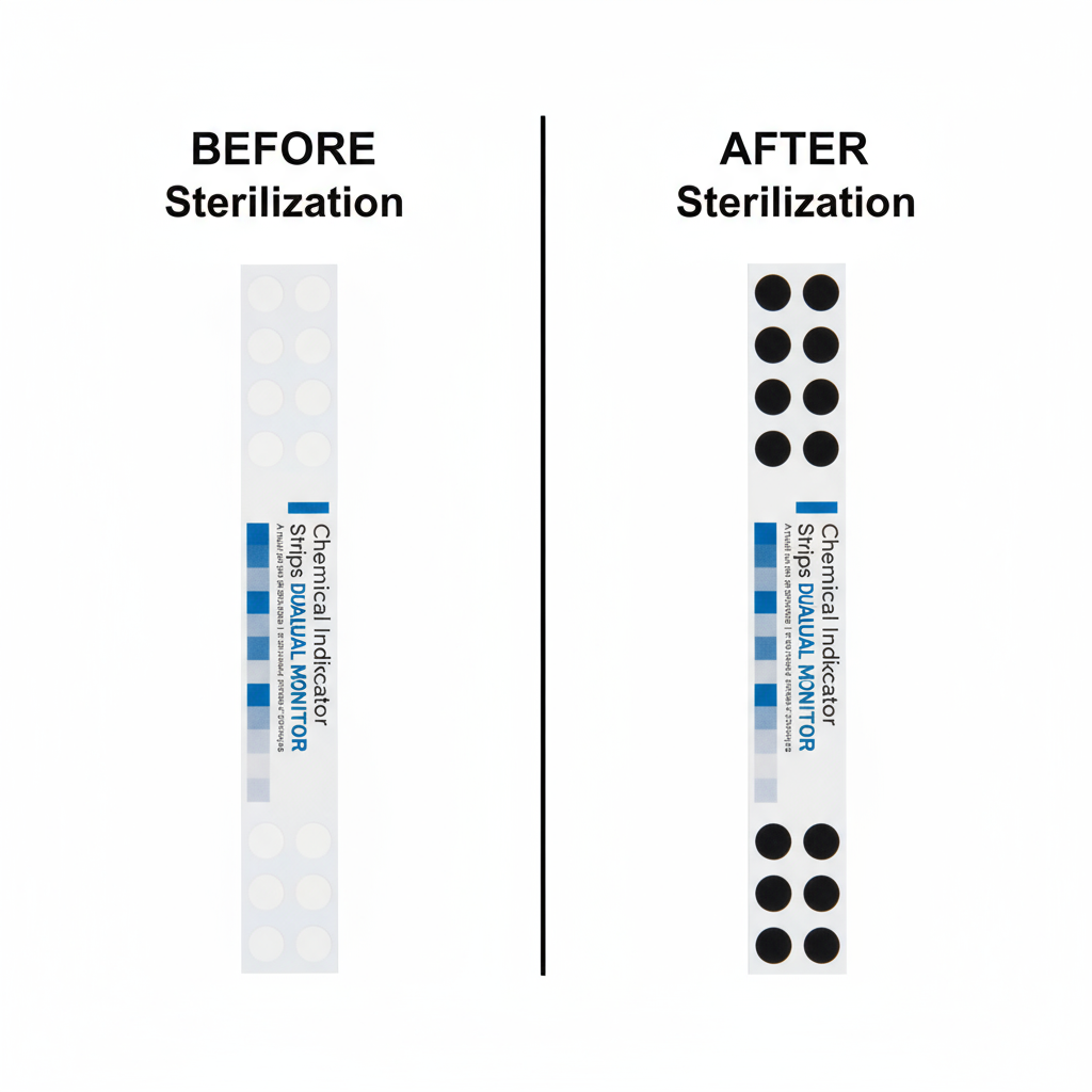 Indicator strip comparison