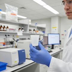 Laboratory handling demonstration