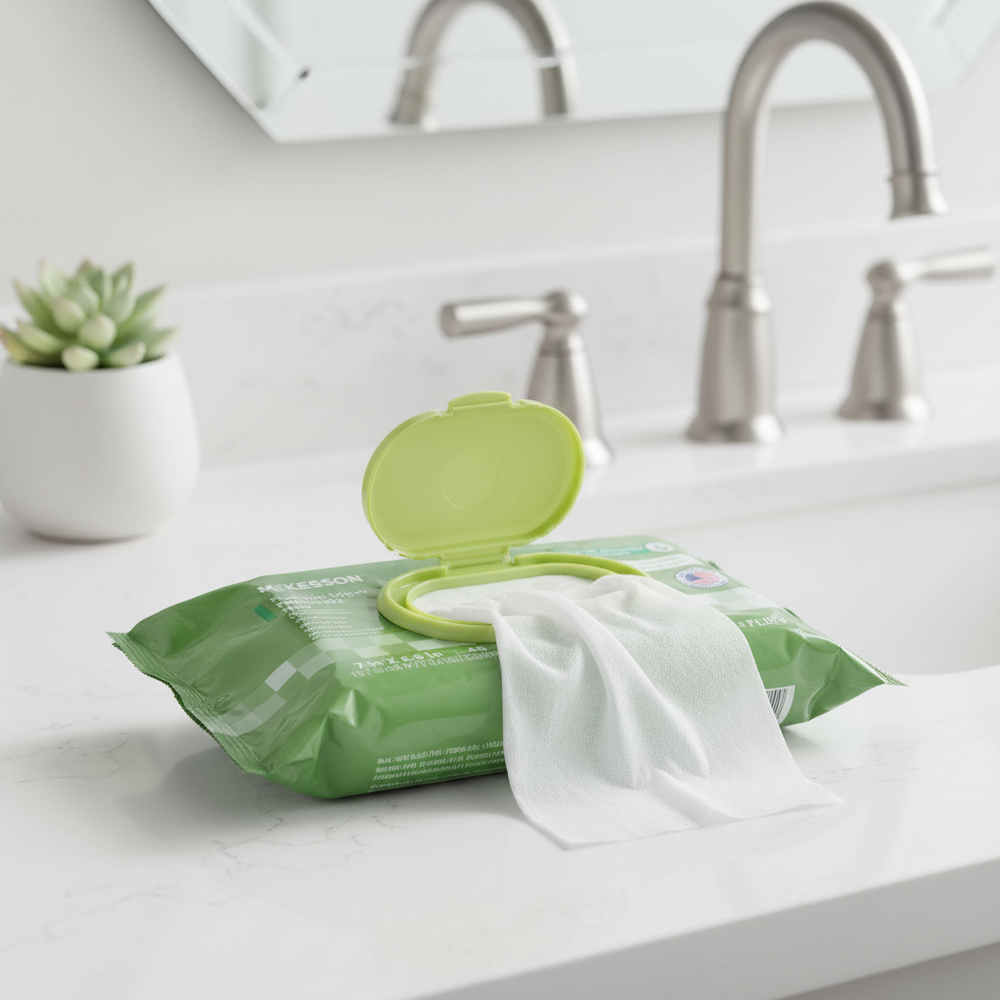 Lifestyle bathroom setting