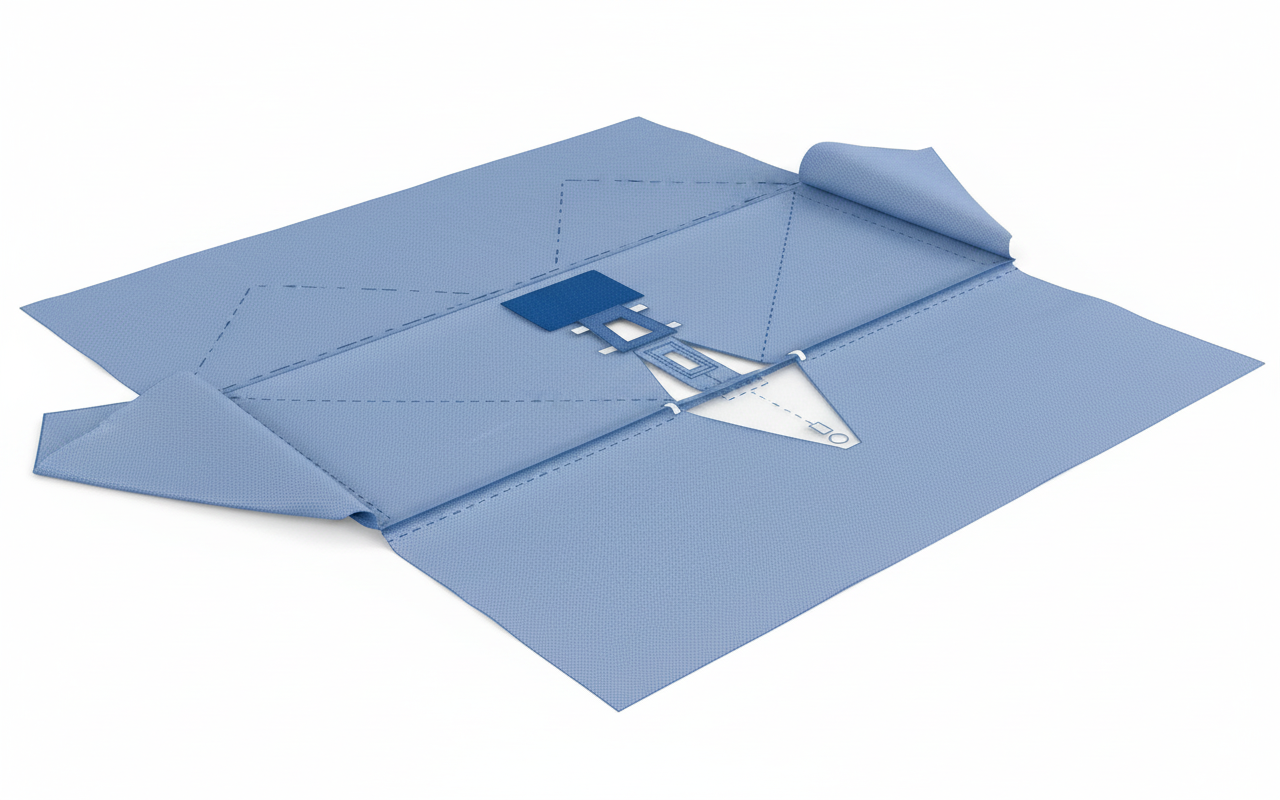 Lithotomy Drape 45-Degree Angle