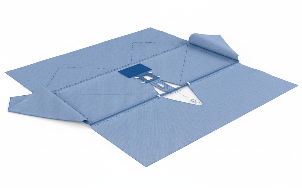 Lithotomy Drape 45-Degree Angle