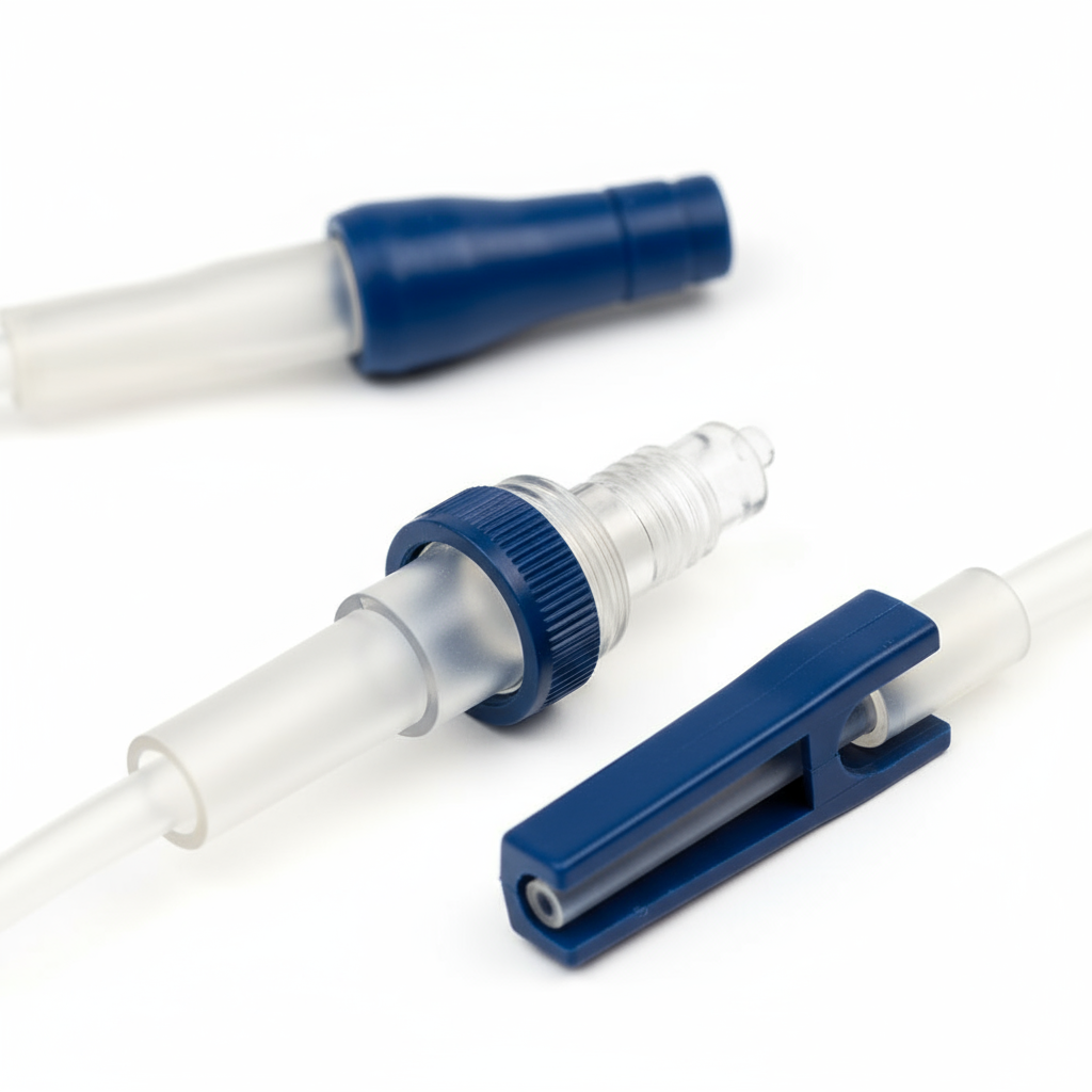 Luer lock and clamps