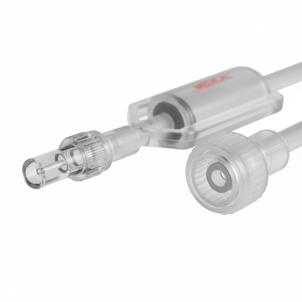 Luer-lock connector detail