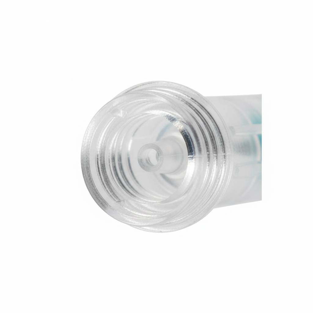 Luer lock connector detail