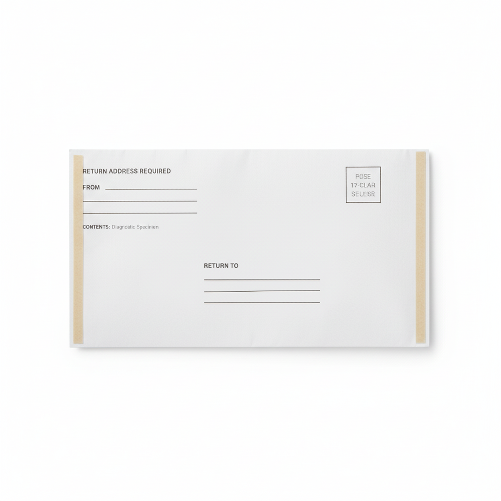 Mailing envelope detail