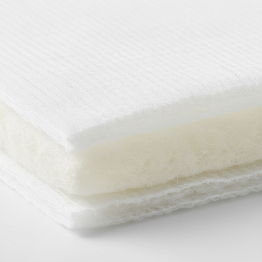 Material construction close-up