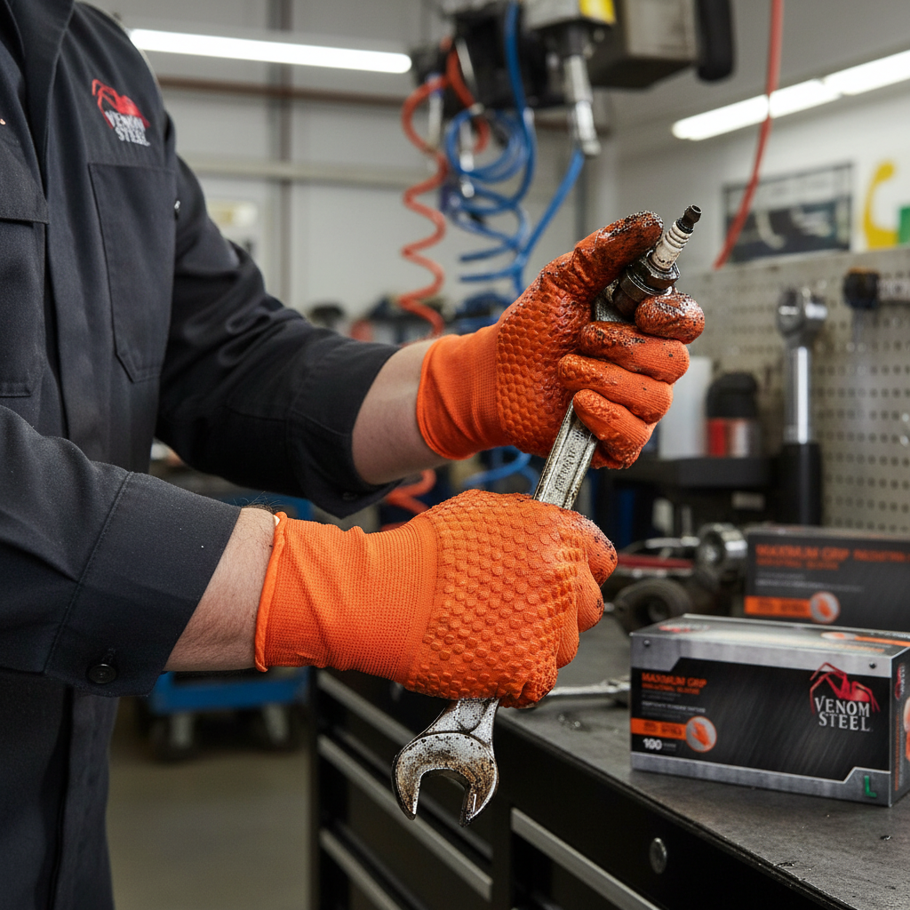 Mechanic Working on Engine