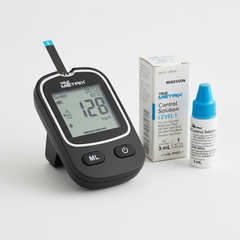 Meter display during control test