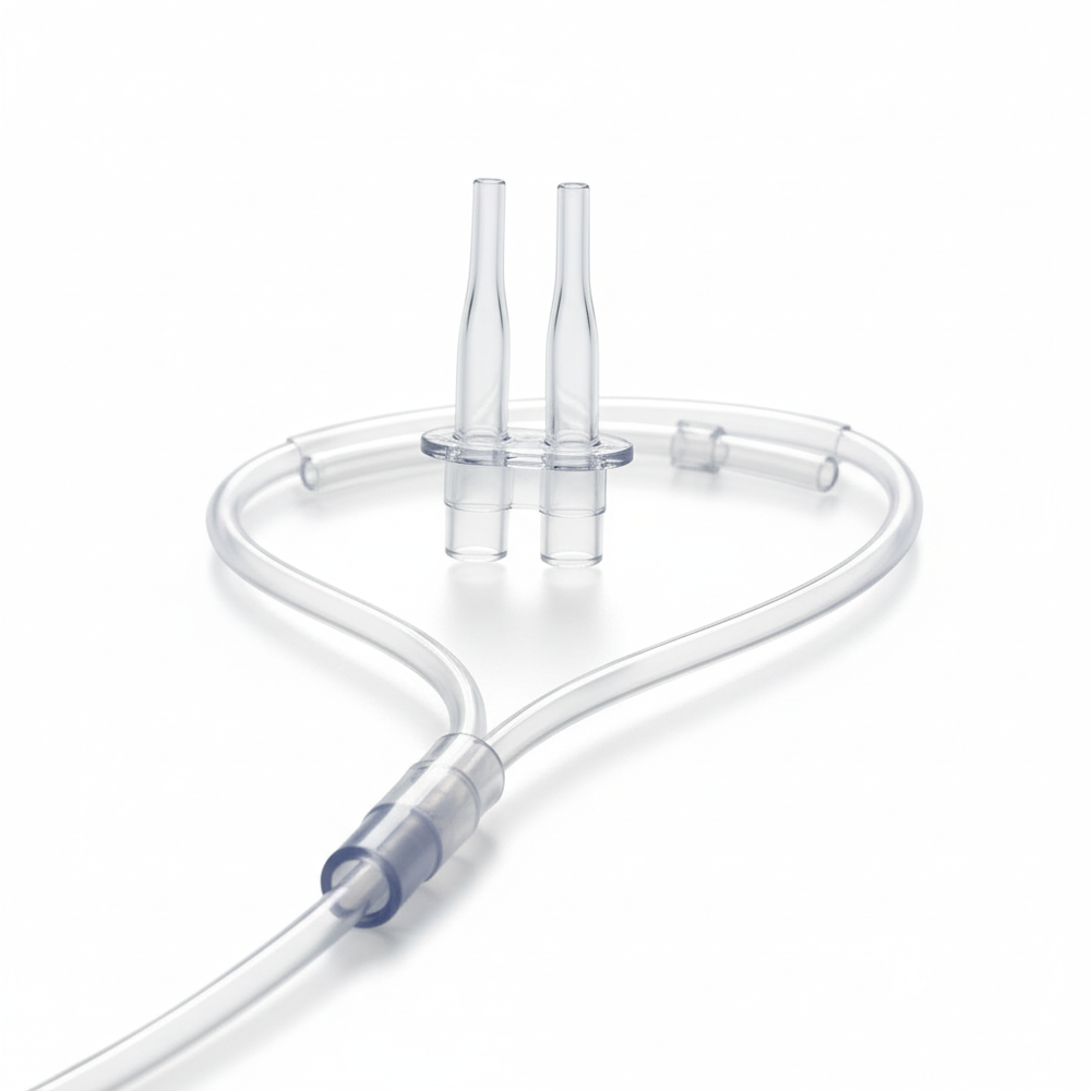 Nasal cannula detail view