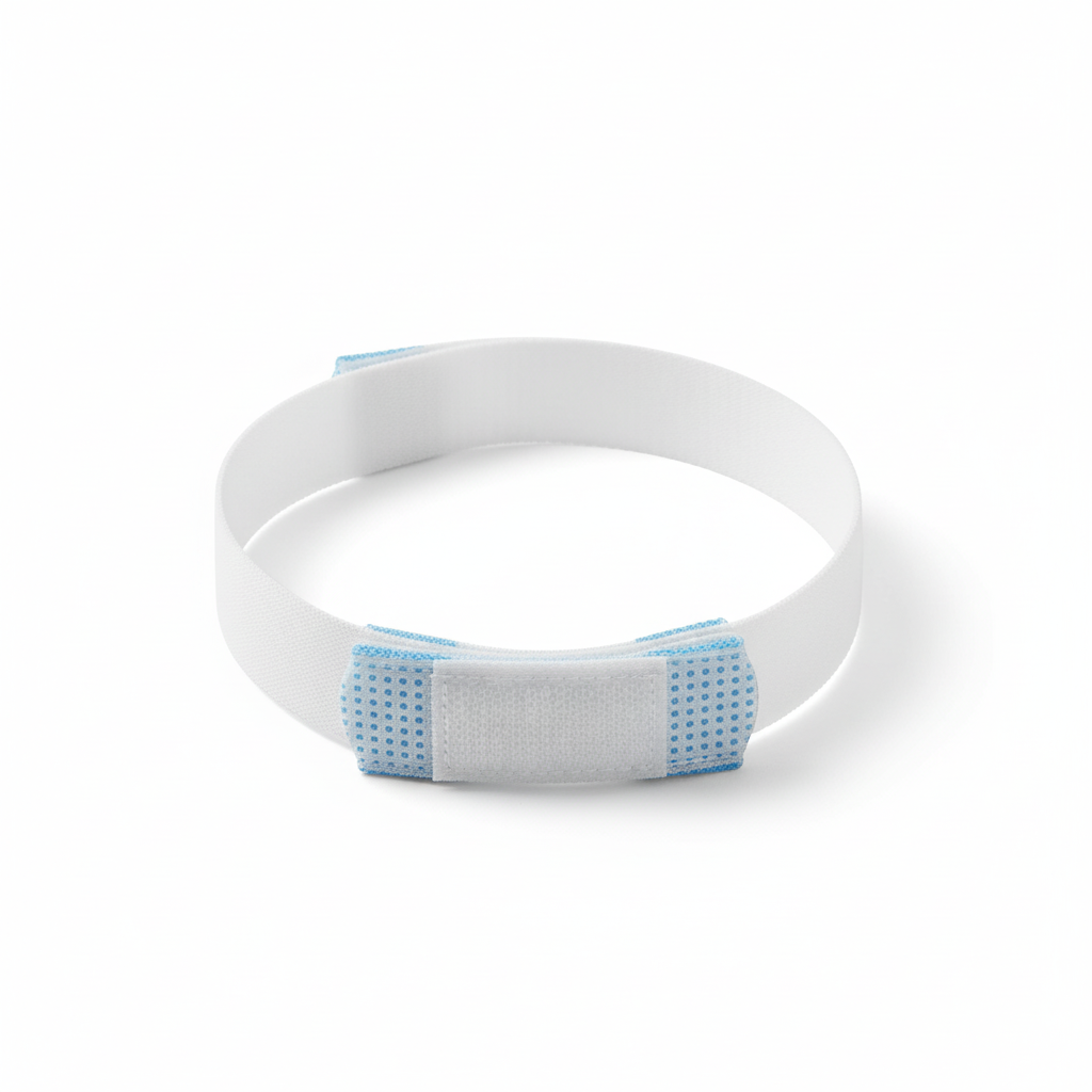 Neckband arranged as worn