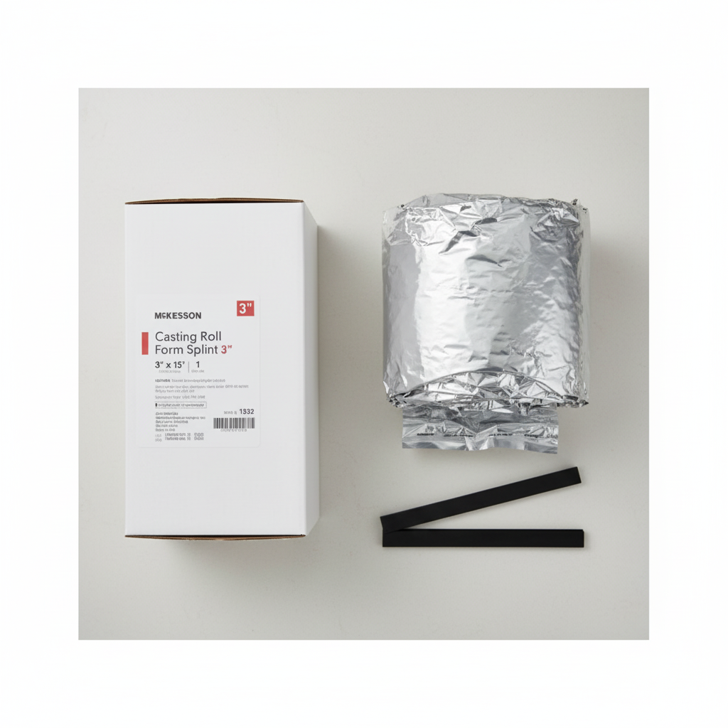 Overhead view of casting roll