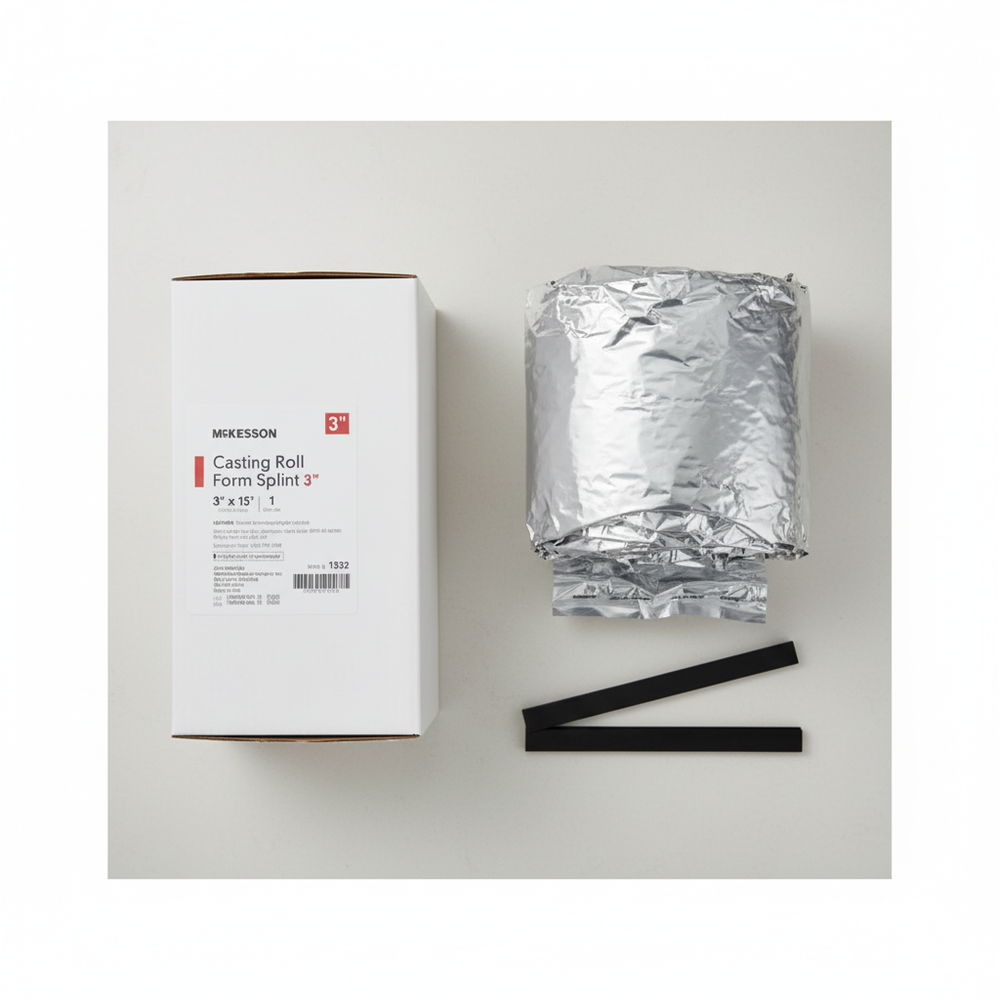 Overhead view of casting roll