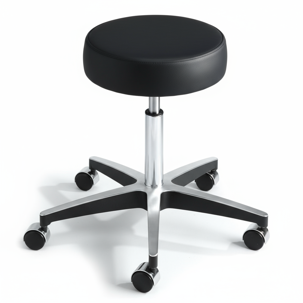 Overhead view of round seat