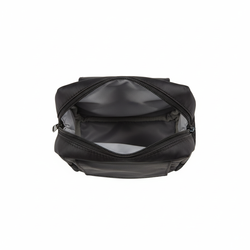 Overhead view showing interior